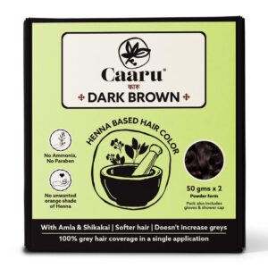 Dark Brown Hair Color Henna Based - 100 gms